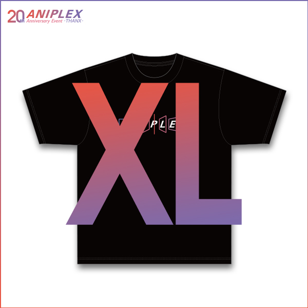「ANIPLEX」ロゴTシャツ [BLACK][XL-size]