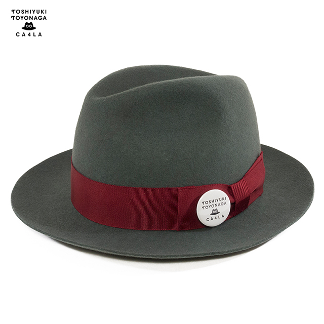 A collection of eleven mostly trilby type hats, many by CA4LA